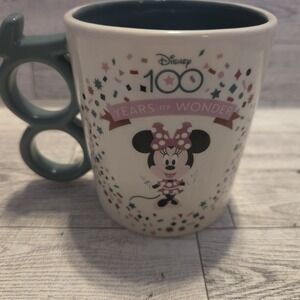 Disney‎ 100 Years of Wonder Mickey Mouse Mug with 100 Handle